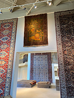 Rug showroom display